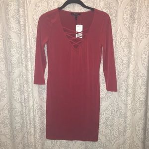 Forever 21 Criss Cross Front Dress